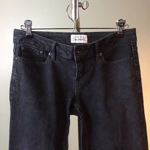 Aeropostal Black Jeans Pants Size 1/2 Skinny Curvy Short
